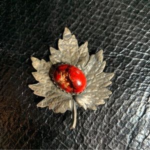 Vintage Leaf Brooch